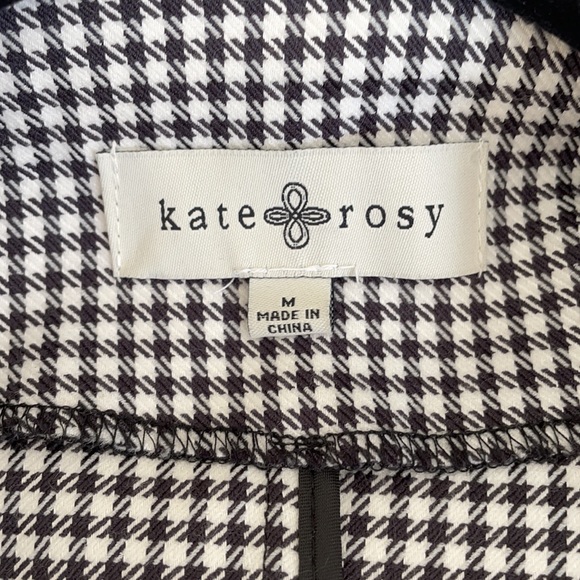 Kate Rosy Black and White Gingham Blazer - Picture 5 of 8